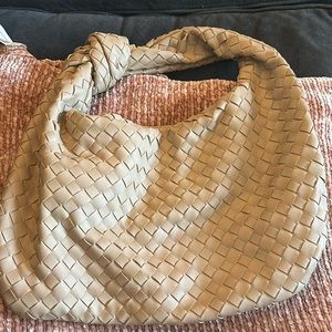 VICI tan braided shoulder bag. Never used!